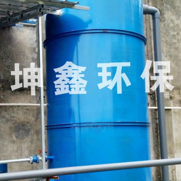 2019.5.5厭氧罐 生物濾罐 氣浮機(jī)安裝